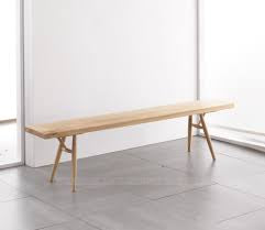 Single piece maple bench