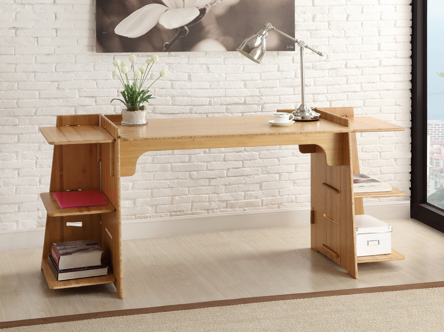 Birchwood puzzle style desk